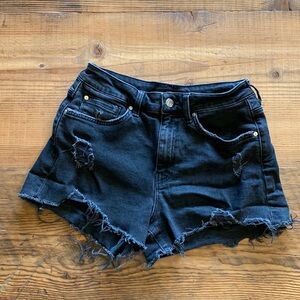 Mavi Women’s Black Denim Short Shorts
